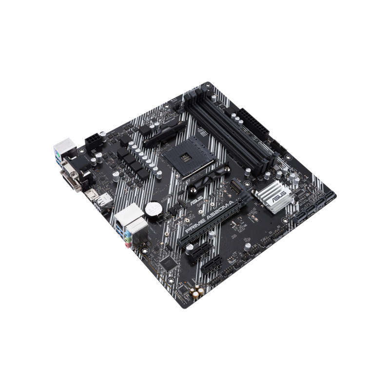 MOTHERBOARD ASUS (PRIME A520M-A II/CSM) SOCKET AM4,4*DDR4,HDMI,DP,VGA,PCIE-3.0,M.2,MICRO ATX image 4